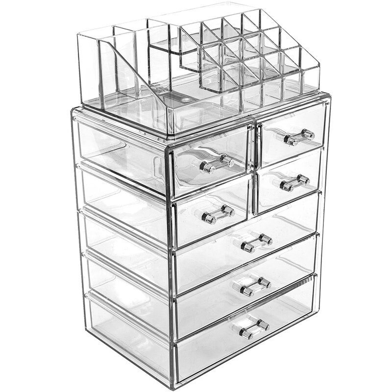 Acrylic Cosmetics Storage outlet with 7 Drawers